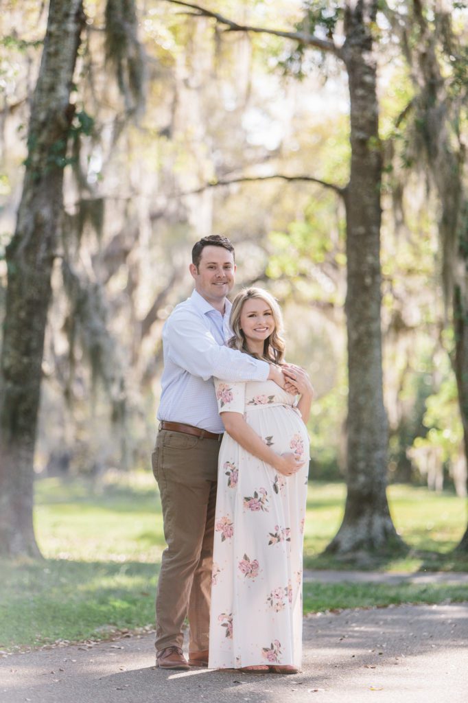 Emily and Brock, waiting for baby 1