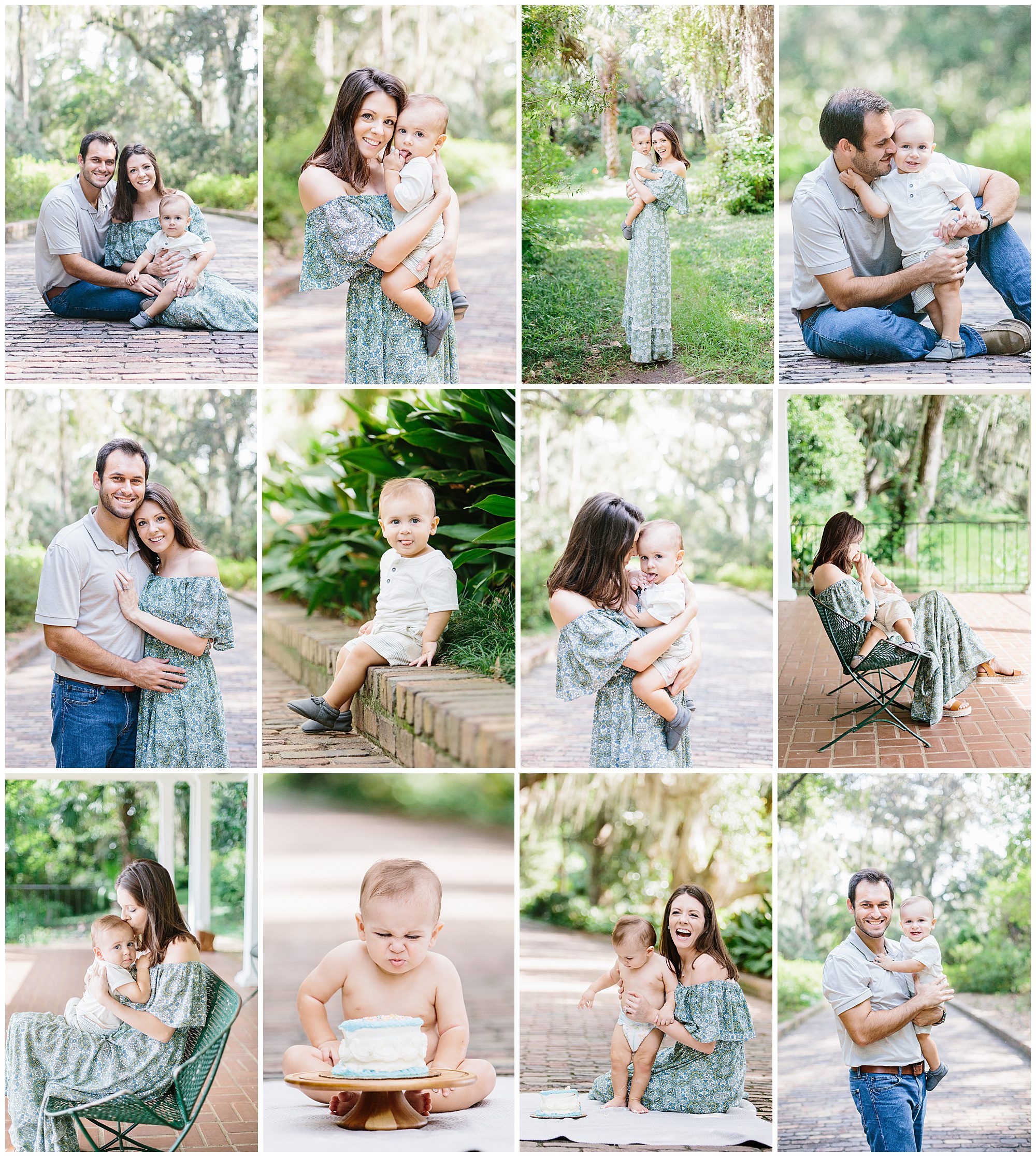 Maclay Gardens State Park family and baby best photoshoot location in Tallahassee