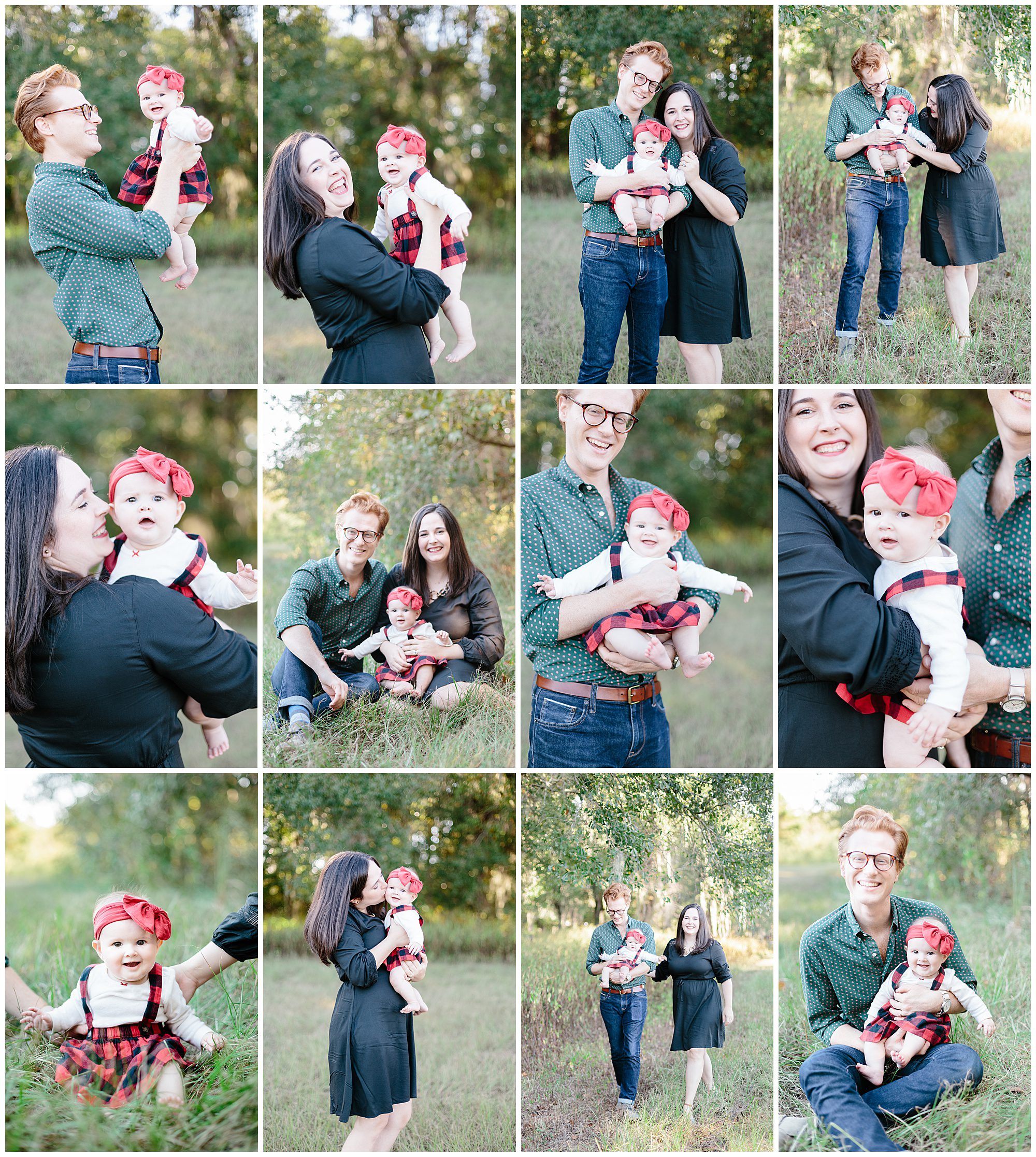 Alford Park Greenway family and baby best photoshoot location in Tallahassee