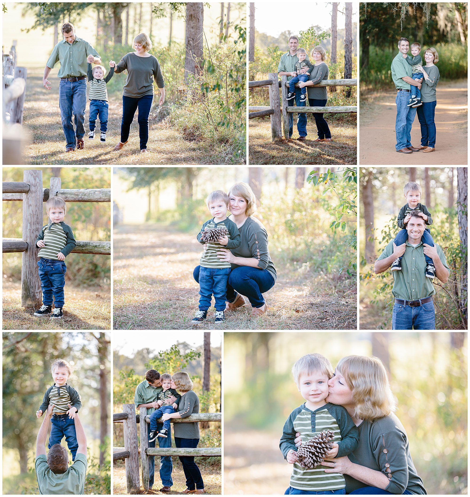 Alford Park Greenway family and baby 