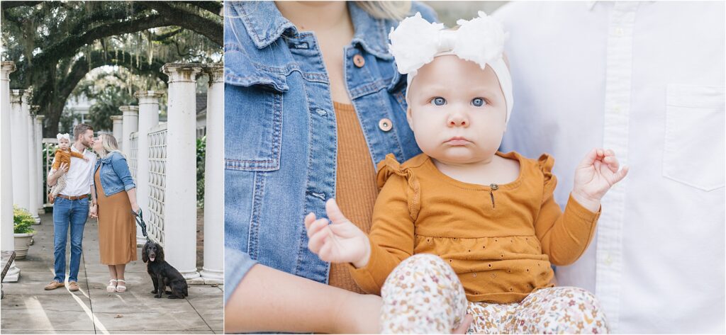 6 month baby plan session at Goodwood Museum and Gardens in Tallahassee Florida with Sarah Gray Photography