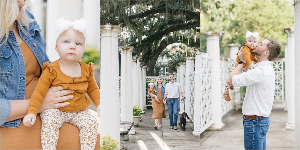 6 month baby plan session at Goodwood Museum and Gardens in Tallahassee Florida with Sarah Gray Photography