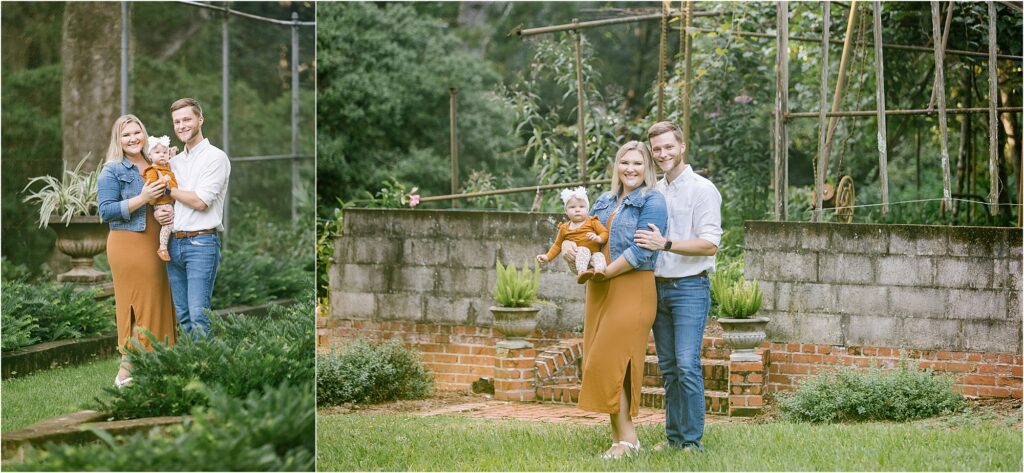 6 month baby plan session at Goodwood Museum and Gardens in Tallahassee Florida with Sarah Gray Photography