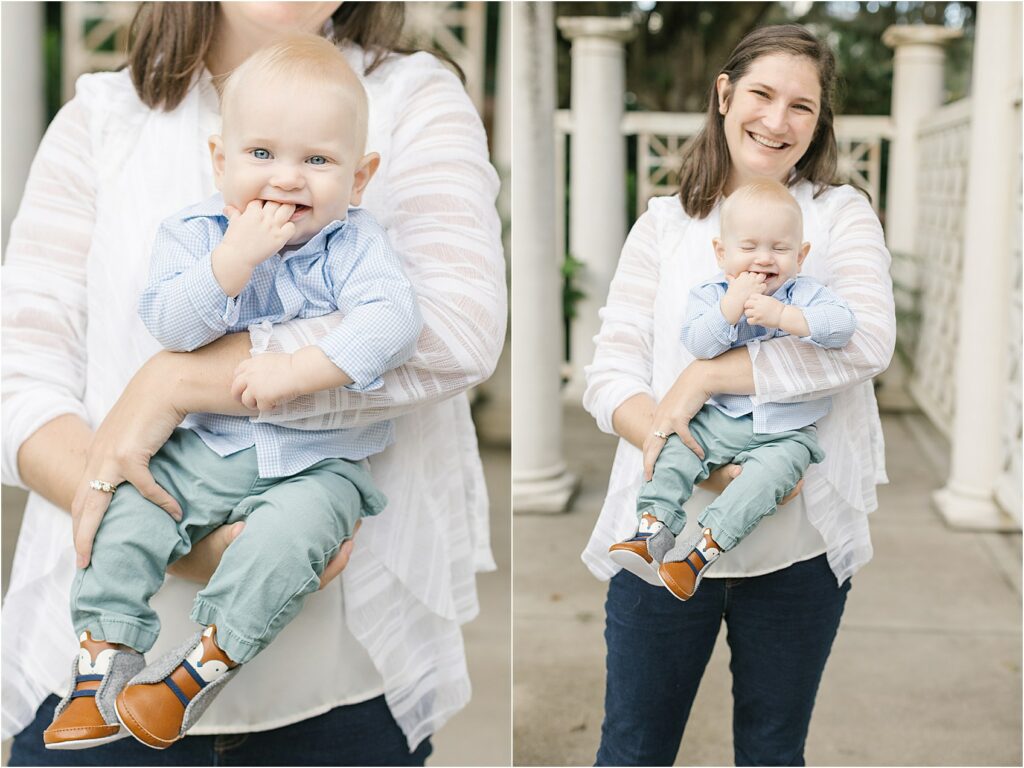 8 month baby plan session at Goodwood Museum and Gardens in Tallahassee, Florida.