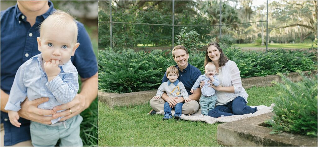 8 month baby plan session at Goodwood Museum and Gardens in Tallahassee, Florida.