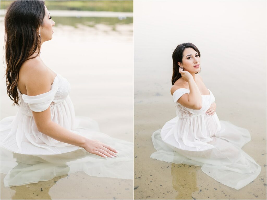 Dreamy Romantic Maternity Session at Maclay Gardens State Park, Tallahassee, Florida