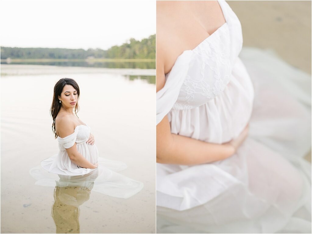 Dreamy Romantic Maternity Session at Maclay Gardens State Park, Tallahassee, Florida