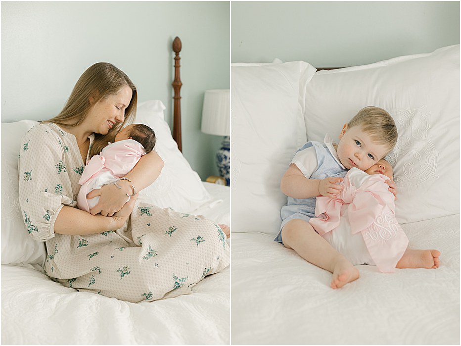 classic lifestyle newborn photography