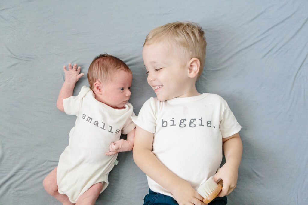 brothers lifestyle newborn photography