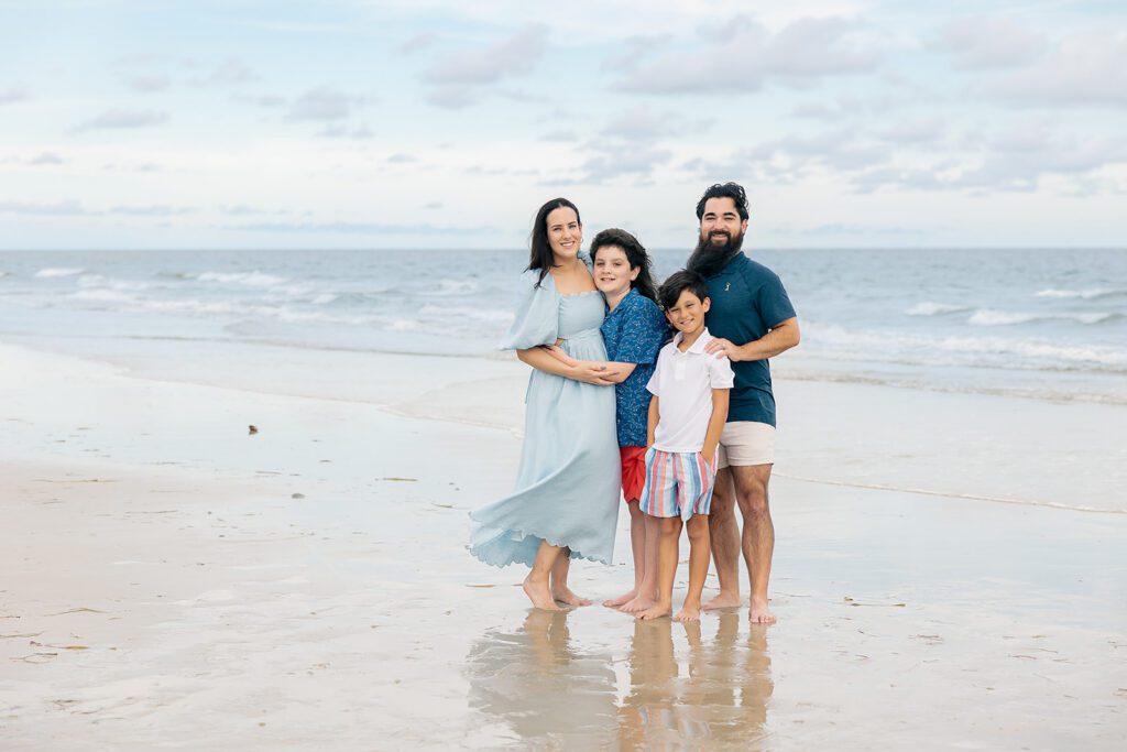 Young family portrait captured during an extended family session by Tallahassee lifestyle photographer Sarah Gray